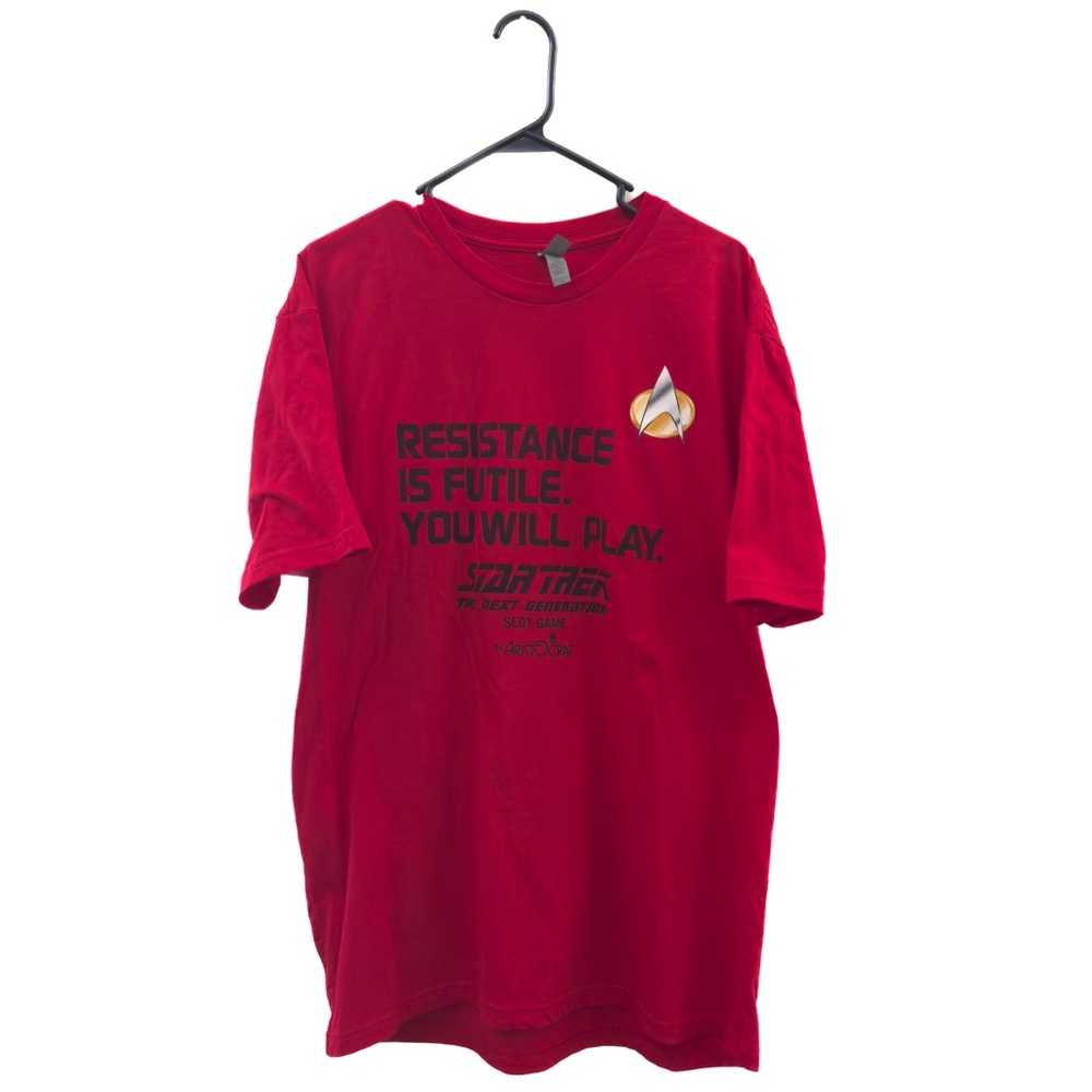 Star Trek Resistance is Futile Red Shirt XL